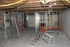 A complete renovation of the basement of the Brown house was undertaken in the summer of 2011.